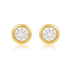 Cateana Bezel Stud Earring