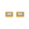 Bardot Baguette Stud Earring