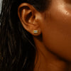 Bardot Baguette Stud Earring