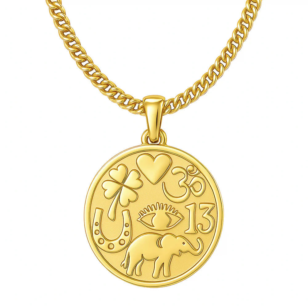 Reign Lucky Medallion Necklace