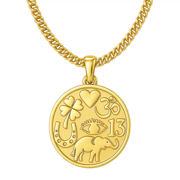Reign Lucky Medallion Necklace