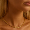 Anya Rectangular Box Chain Necklace