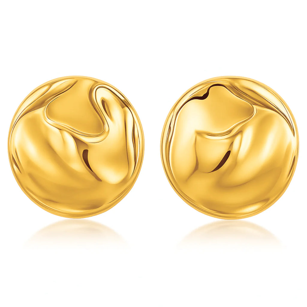 Callan Irregular Disc Earring