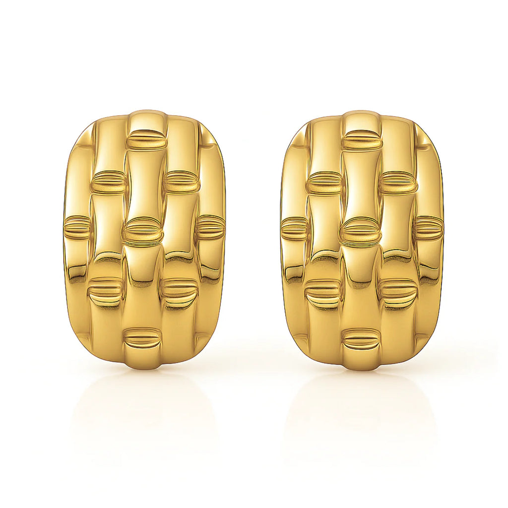 Adley Hammered Drop Earring