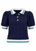 Eyelet Lace Puff Top