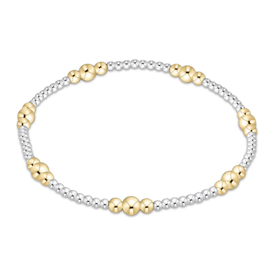 Purpose Gold 4mm Bead Bracelet - Mixed Metal