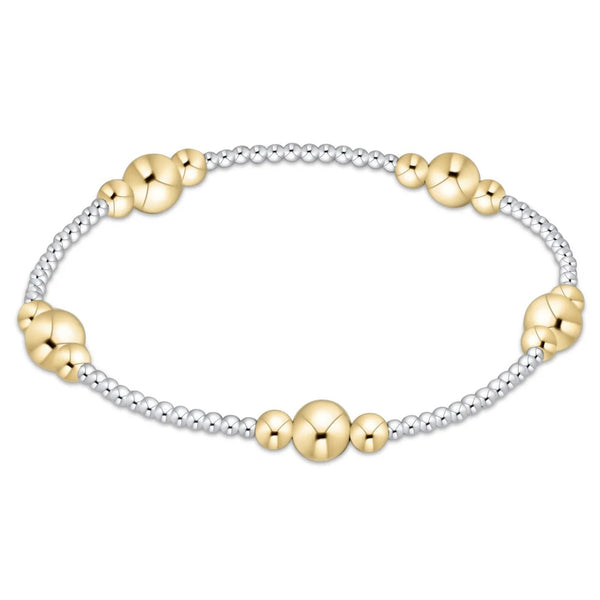 Purpose Gold 6mm Bead Bracelet - Mixed Metal