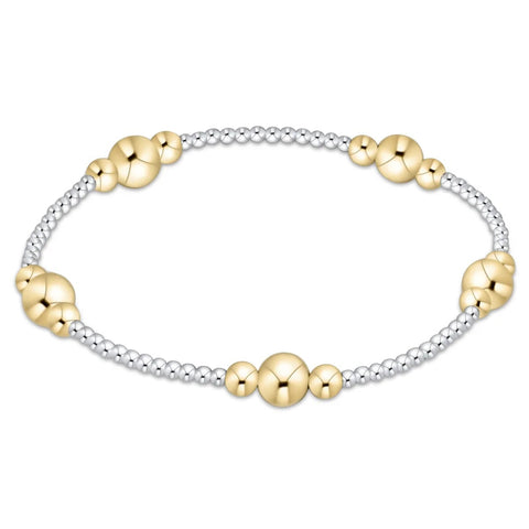 Purpose Gold 6mm Bead Bracelet - Mixed Metal