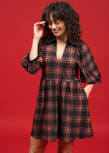 The Charlotte Dress - Yuletide Plaid