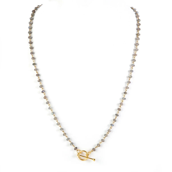 Delfina- 6mm Beaded Necklace