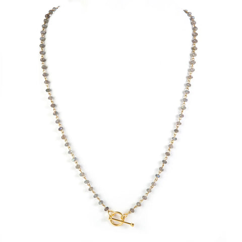 Delfina- 6mm Beaded Necklace