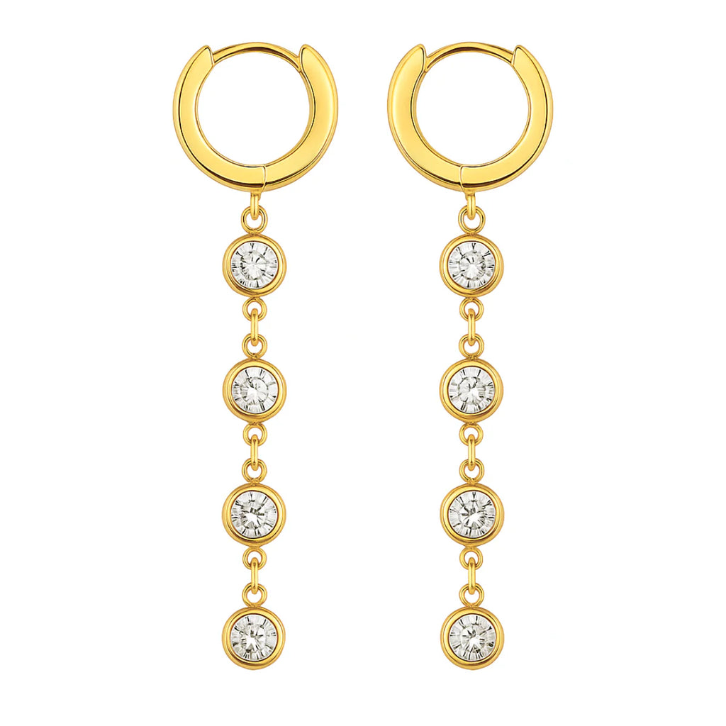 Cadence Huggie Drop Earring