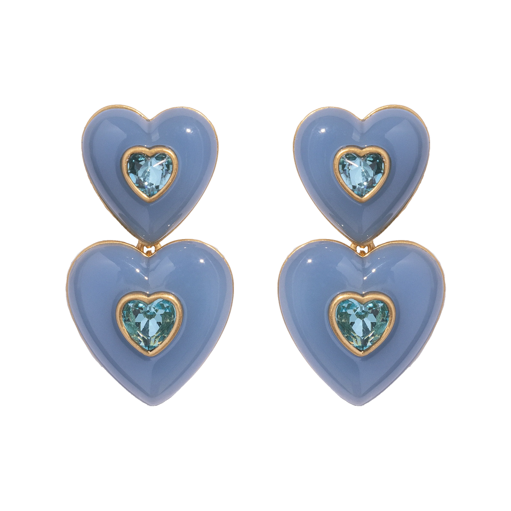 Elodie Heart Drop Earrings