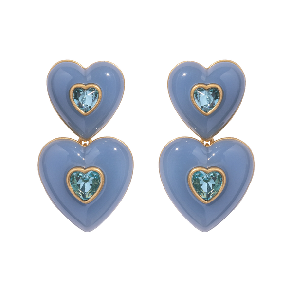 Elodie Heart Drop Earrings