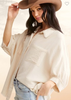 Gauze Button Down