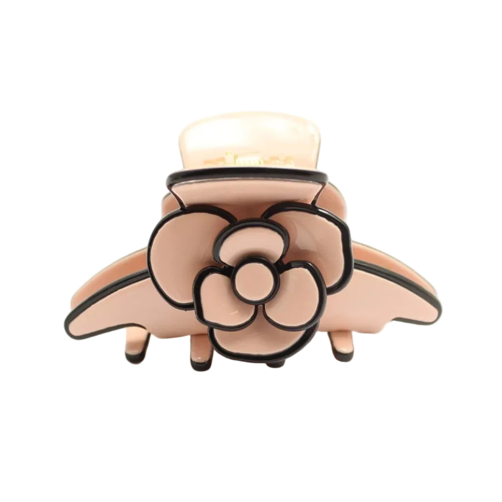 Chanel Insp Camellia Flower Jaws