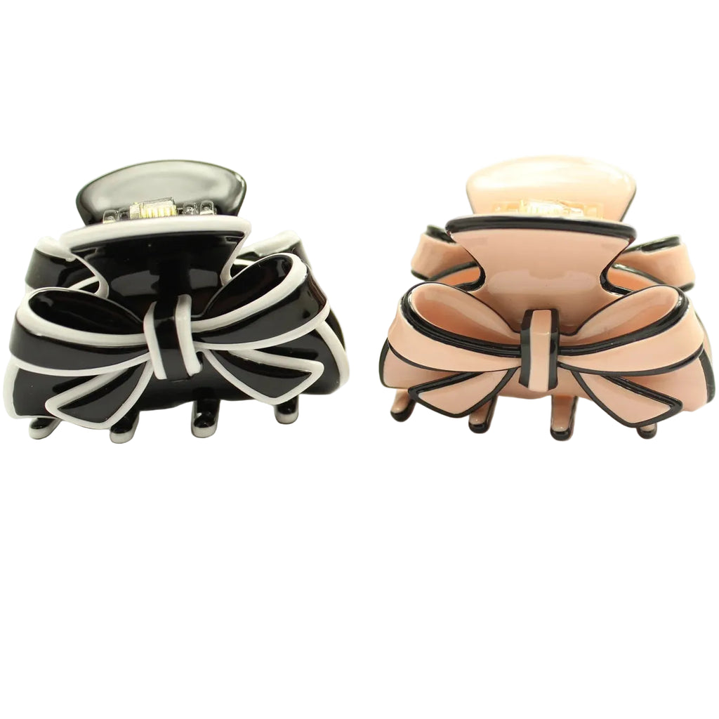 Chanel Insp Preppy Bow Jaws Clip