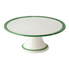 Le Jardin Embossed Rattan Footed Cake Plate