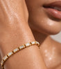 Monroe Baguette Bezel Tennis Bracelet
