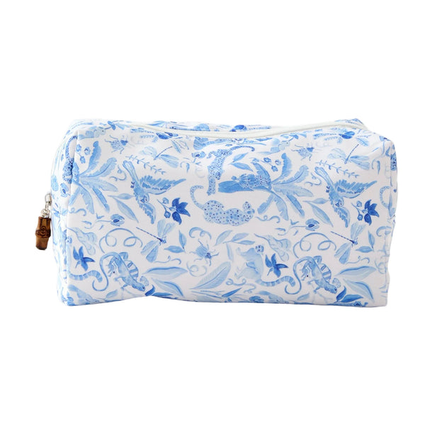 Amazon Blue Tile Storage Bag x Catherine Cartie Collab