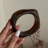 Irregular Acrylic Resin Bangle