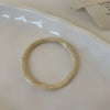 Irregular Acrylic Resin Layering Bangle