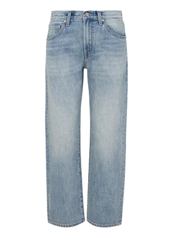 LEXI MID RISE BOWED STRAIGHT JEAN - BOWIE