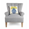 Chinoiserie Vase Daffodils Hook Pillow