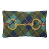 Gingham Buckle Hook Pillow