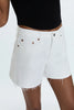KENNEDY MID RISE SHORT - ANTIQUE WHITE