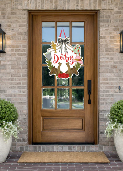 Derby Crest Door Hanger
