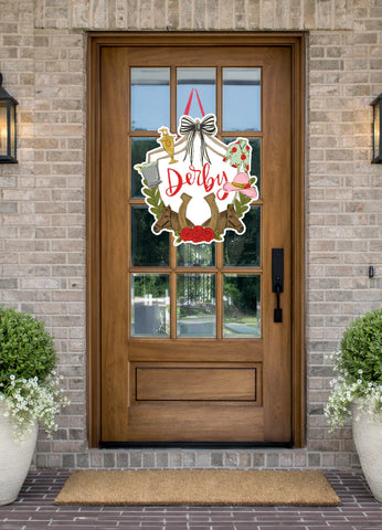 Derby Crest Door Hanger
