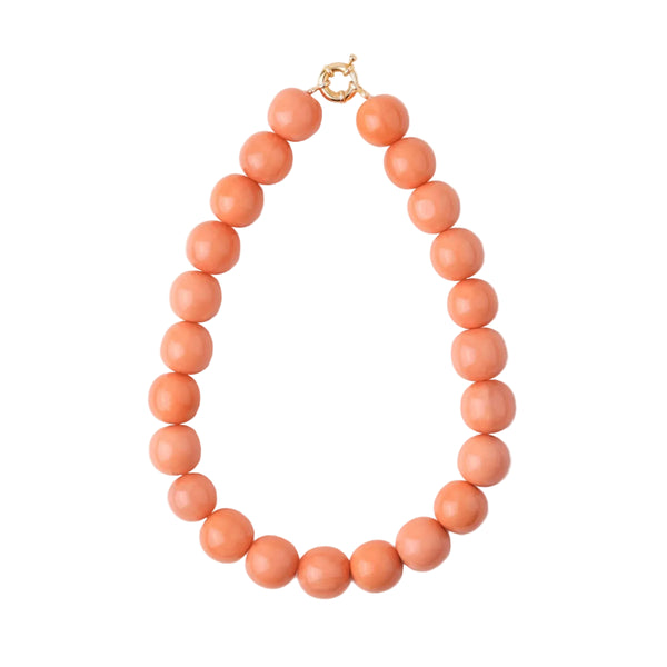 Iris Large Resin Bead Necklace