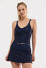 Anne Skort - Navy Dot