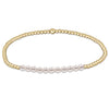 Gold Bliss Pearl 3mm Bracelet