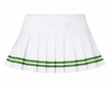 Grey Skort - White/Green Olive