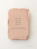 Deckled Edge Cards