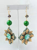 Spruce Chrysanthemum Dangle Earring