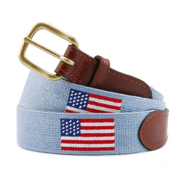 American Flag Belt (Antique Blue)