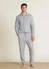 Malibu Collection® Men's French Terry Jogger With Woven Placket