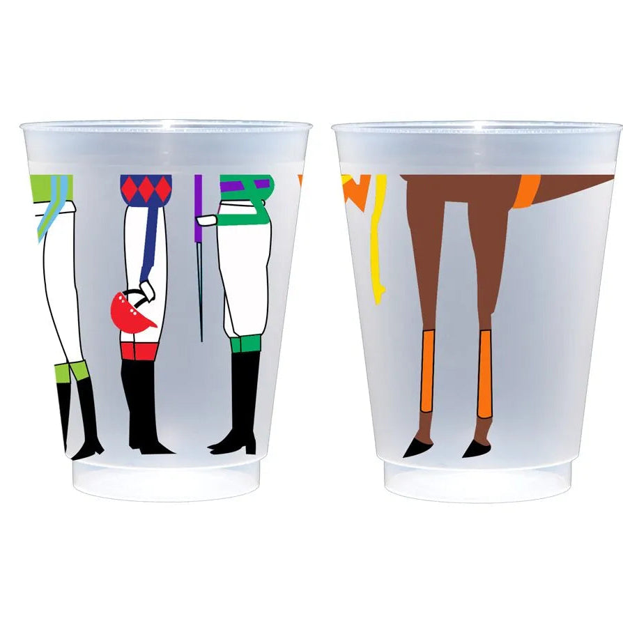 Shatterproof/Frosted Cups for Kentucky Derby {Set of 10}
