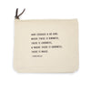 Canvas Zip Bags