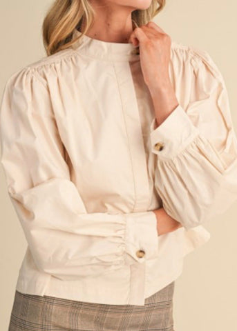 Stand Collar Blouse