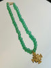 Glass Necklace w/ St. Ben