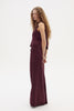 Vincent Linen Pants - Deep Merlot