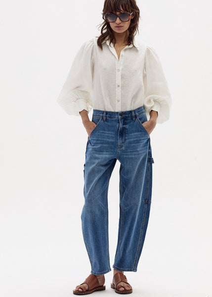Ambar Denim Pants - Washed Indigo