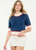 Colorblock Knit Top