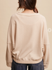V-Neck Waffle Knit Top