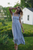 Bernadette Dress - Field Flower Stripe