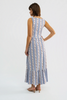 Bernadette Dress - Field Flower Stripe